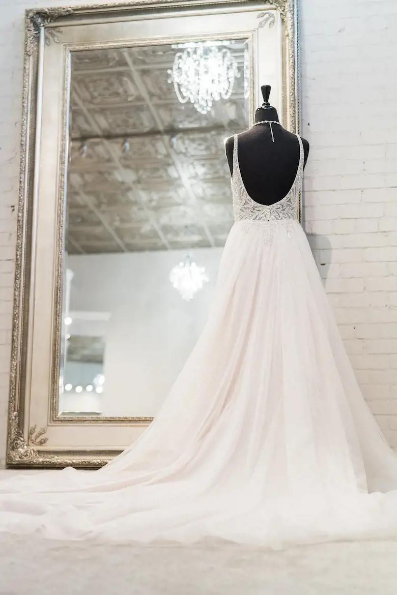 White  bridal dress