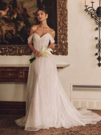 Maggie Sottero Style #Monica #2 default Ivory over Blush thumbnail