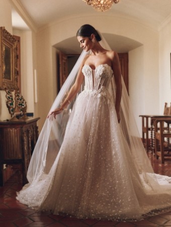 Sottero and Midgley Style #Athlone 24SB753A01 #2 default Ivory Silver Accent/Blush thumbnail
