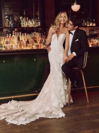 Maggie Sottero Style #Bridget #5 Ivory/Soft Blush thumbnail