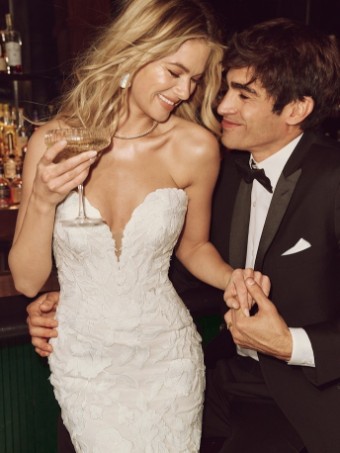 Maggie Sottero Style #Bridget #4 Ivory/Soft Blush thumbnail