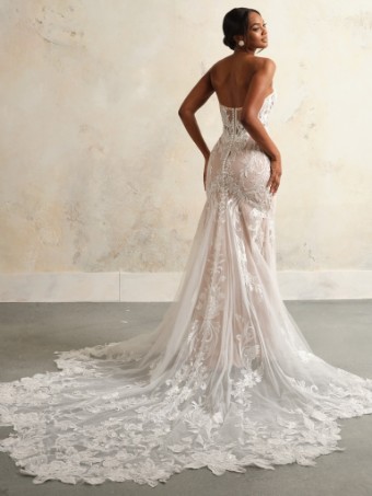 Sottero and Midgley Style #Nyjah 24SS833A01 #1 default Ivory over Mocha (gown with Natural Illusion) thumbnail
