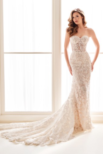 Mon Cheri Style #E1002 #2 Diamond White/Champagne thumbnail