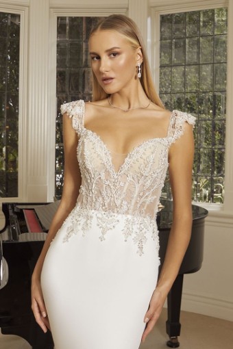 Casablanca  Bridal Style #2568CFB #2 default Ivory/Nude/Silver thumbnail