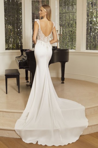 Casablanca  Bridal Style #2568CFB #1 Ivory/Nude/Silver thumbnail