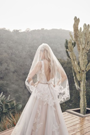 Casablanca  Bridal Style #BL395CFB #5 default Ivory/Nude thumbnail