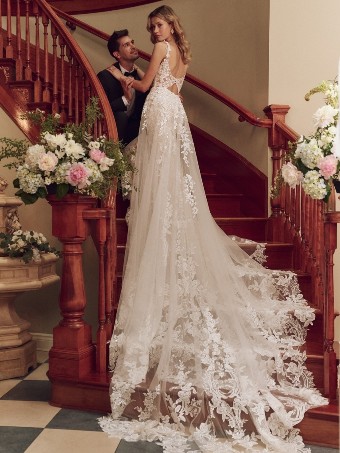 Sottero and Midgley Style #Adrian 25SS272A01 #1 Ivory Ivory/Nude thumbnail