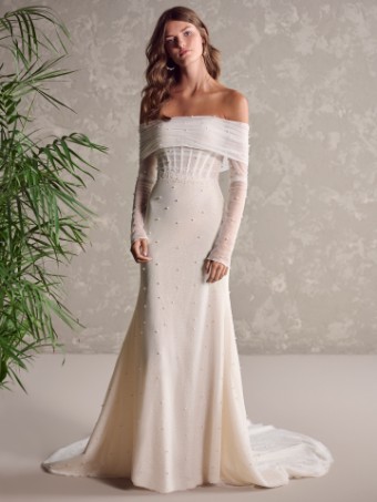 Maggie Sottero Style #DREW #3 Ivory/Blush thumbnail