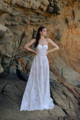 Allure Bridal Style #F347 #3 Champagne/Nude/Ivory thumbnail