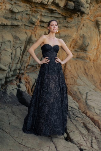 Allure Bridal Style #F347 #1 Black/Lavender thumbnail