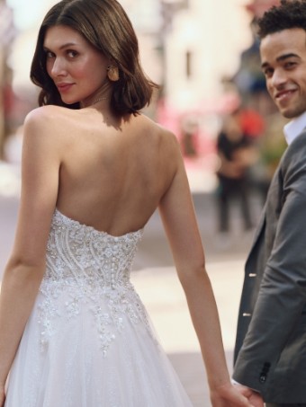 Maggie Sottero Style #YVETTE #3 Ivory/Pewter/Blush thumbnail