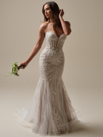 Maggie Sottero Style #BENJIE #3 Ivory over Blush thumbnail