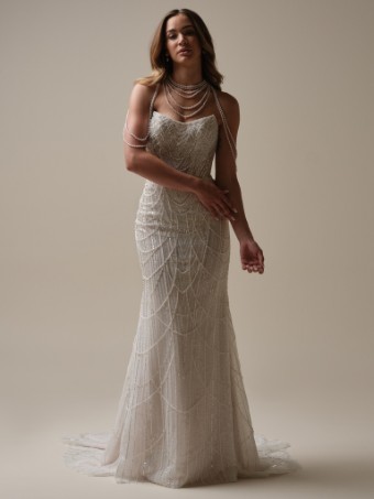 Sottero and Midgley Style #CONSTANCE 25SS348A01 #3 Ivory/Silver/Nude thumbnail