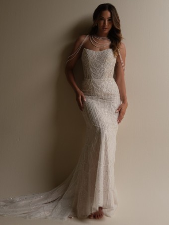 Sottero and Midgley Style #CONSTANCE 25SS348A01 #0 default Ivory/Silver/Nude thumbnail