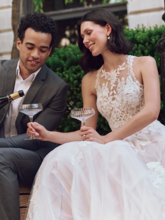 Maggie Sottero Style #Rickie #2 Ivory/Blush thumbnail
