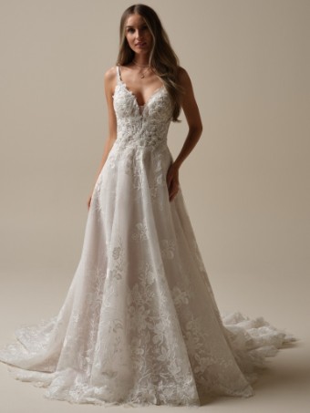 Maggie Sottero Style #Jerrica #4 default Ivory over Soft Blush Pewter Accent thumbnail
