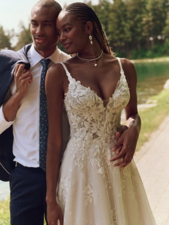 Maggie Sottero Style #Jerrica #0 default Ivory over Soft Blush Pewter Accent thumbnail