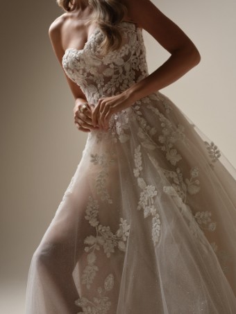 Sottero and Midgley Style #JENASCIA 25SW365A01 #1 Ivory/Silver Accent over Nude (gown with Natural Illusion) thumbnail