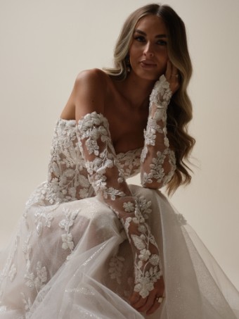 Sottero and Midgley Style #JENASCIA 25SW365A01 #0 default Ivory/Silver Accent over Nude (gown with Natural Illusion) thumbnail