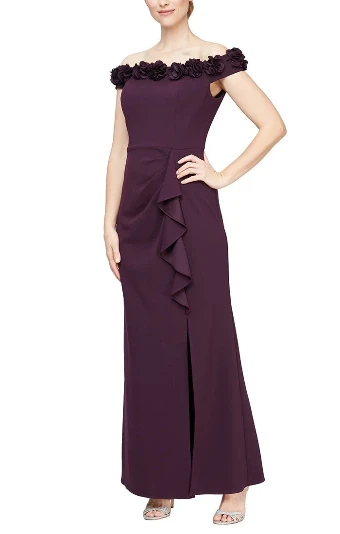 Alex Evenings Style #8160404 #1 Navy Aubergine thumbnail