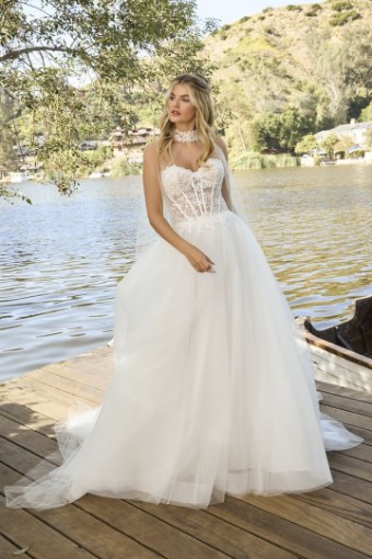 Casablanca  Bridal Style #BL460 #0 default Ivory thumbnail