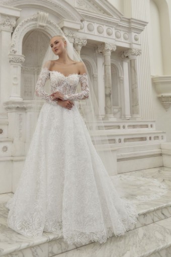 Casablanca  Bridal Style #2593 #0 default Ivory thumbnail