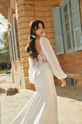 Justin Alexander Style #44494 #1 Ivory/Latte/Nude thumbnail