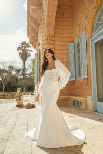 Justin Alexander Style #44494 #2 Ivory/Latte/Nude thumbnail