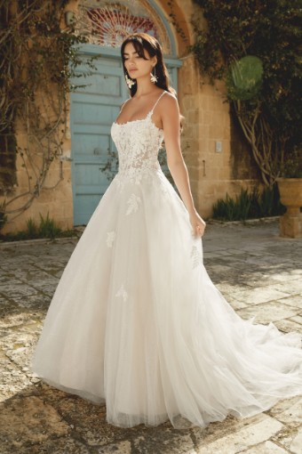 Justin Alexander Style #44487 #3 Pink Champagne/Ivory/Latte thumbnail