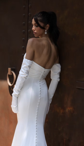 Jimme Huang Style #Adeline SS-10158 #5 Ivory thumbnail