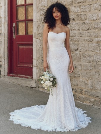 Maggie Sottero Style #BERKELEY #2 Ivory over Pearl (gown with Natural Illusion) thumbnail