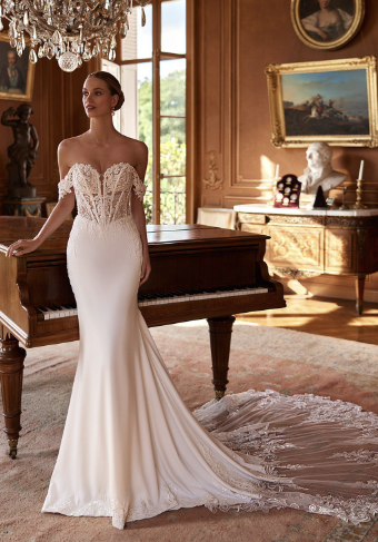 Moonlight Bridal Style #H1606 #0 default Ivory/Rose thumbnail