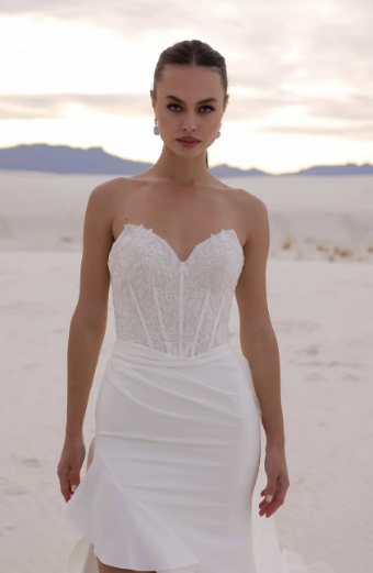Jimme Huang Style #Melani HG-10214 #0 default Ivory/nude tulle thumbnail