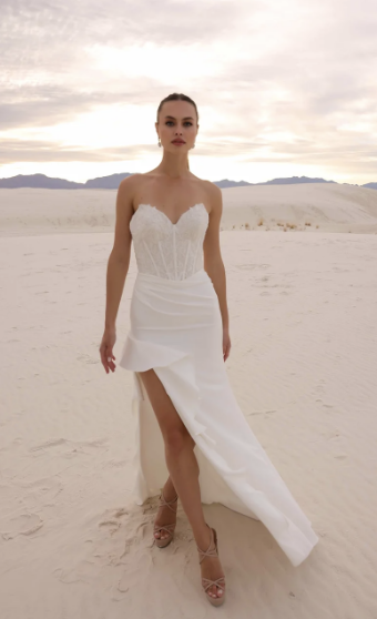 Jimme Huang Style #Melani HG-10214 #2 default Ivory/nude tulle thumbnail