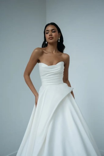 Jenny Yoo Style #Gardenia W/O Flower #2 default Ivory thumbnail