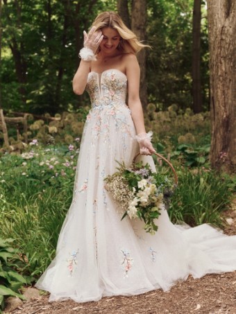 Maggie Sottero Style #ZEPHYRINE #3 Multi over Blush (gown with Natural Illusion) thumbnail