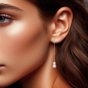 Heirloom Bridal Company Style #Skylar Earrings #2 default Gold thumbnail