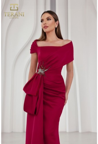 Terani Couture Style #242M3338 #0 default Navy thumbnail