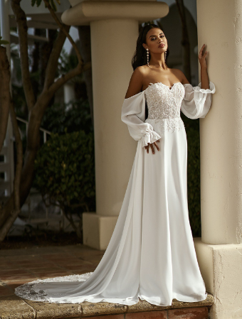 Moonlight Bridal Style #T148 #0 default Ivory/Light Nude thumbnail