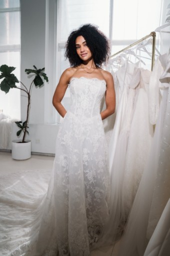 Elizabeth Lee Bridal Style #Lorelei with Sleeves #0 default Ivory thumbnail