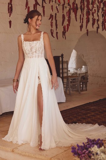Justin Alexander Style #66396 #2 Ivory/Latte thumbnail