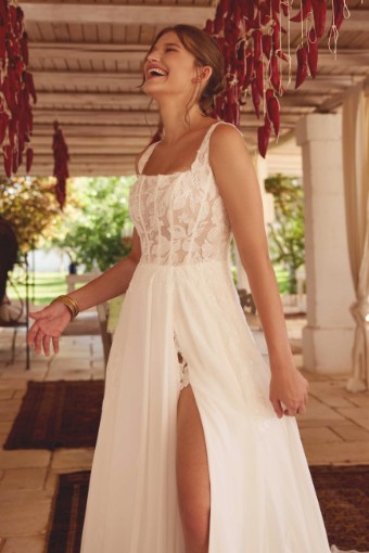 Justin Alexander Style #66396 #4 Ivory/Latte thumbnail