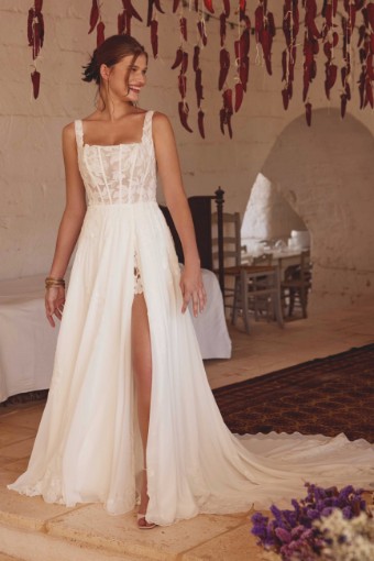 Justin Alexander Style #66396 #2 Ivory/Latte thumbnail