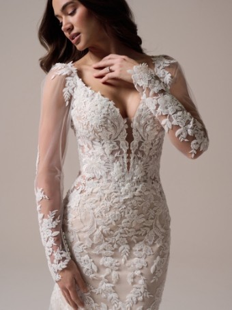 Maggie Sottero Style #BIANCA #2 Ivory Silver Accent/Blush thumbnail