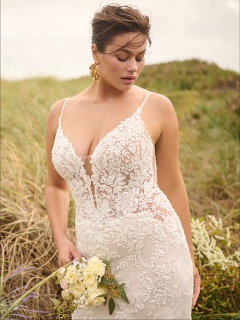 Maggie Sottero Style #BIANCA #1 Ivory Silver Accent/Blush thumbnail
