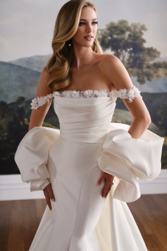 Mon Cheri Style #MT8106MKD #1 Diamond White thumbnail