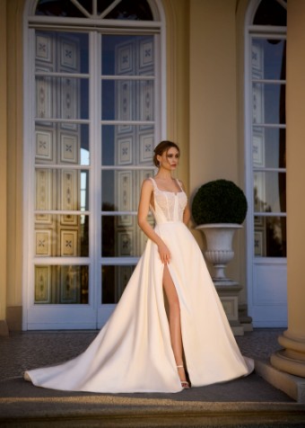 Randy Fenoli Style #Josephine #6 Diamond White/Nude thumbnail
