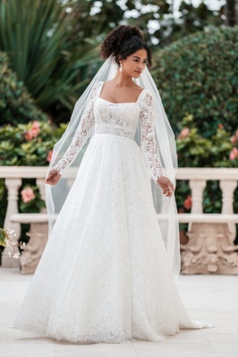 Allure Bridal Style #A1357L #0 default Ivory thumbnail