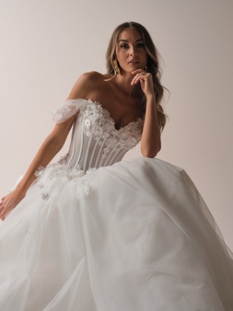 Sottero and Midgley Style #WESLEY 25SB876A02 #0 default Ivory thumbnail