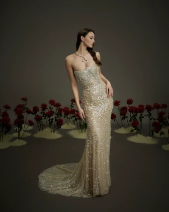 Nicole and Felicia Style #NF121Luxe #0 default Ivory/Nude thumbnail